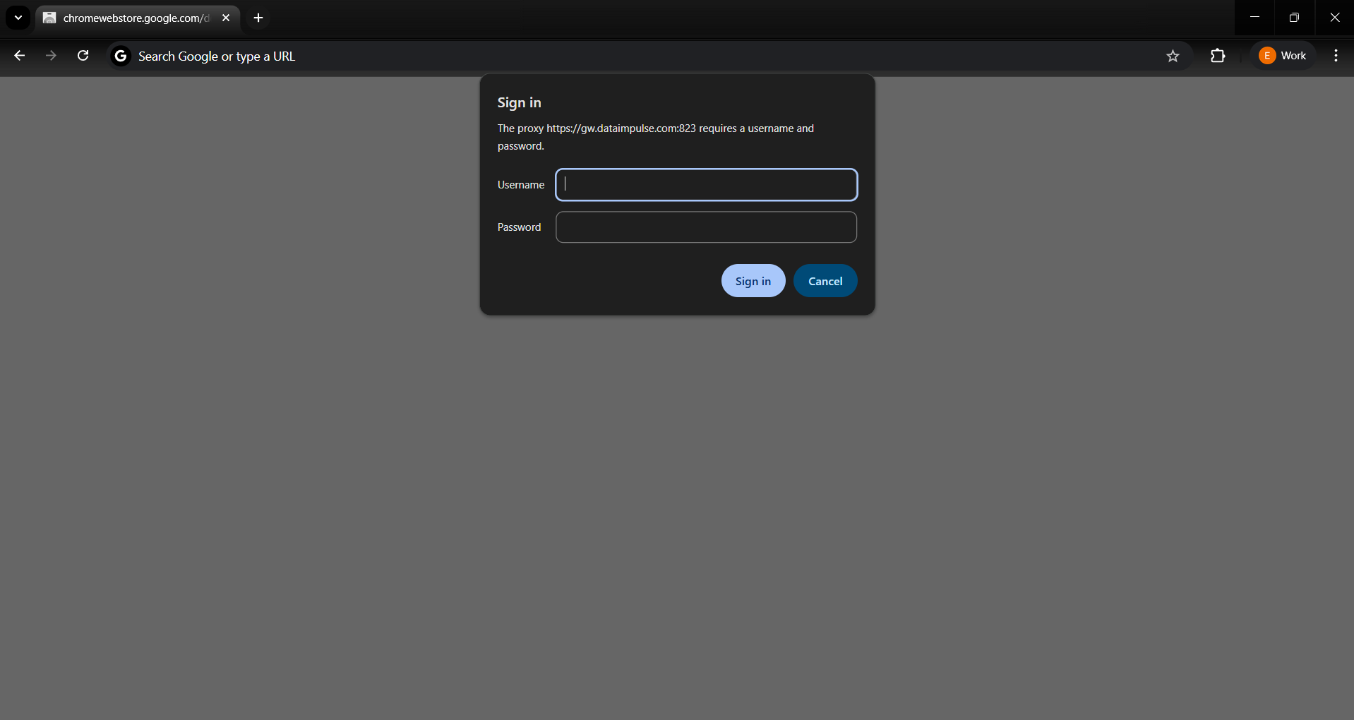 Simple_Proxy_extension_tutorial_5 Entering proxy credentials