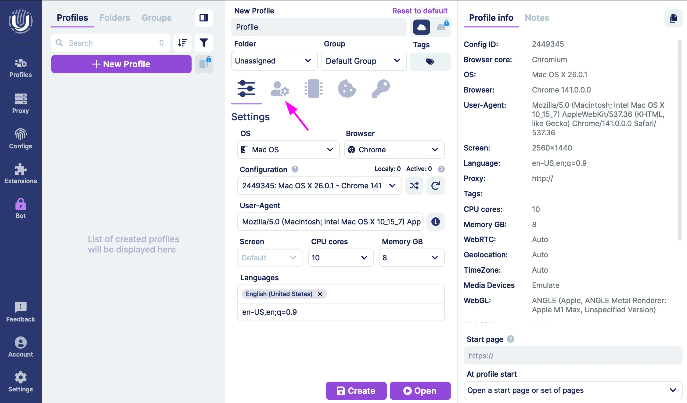 undetectable_settings