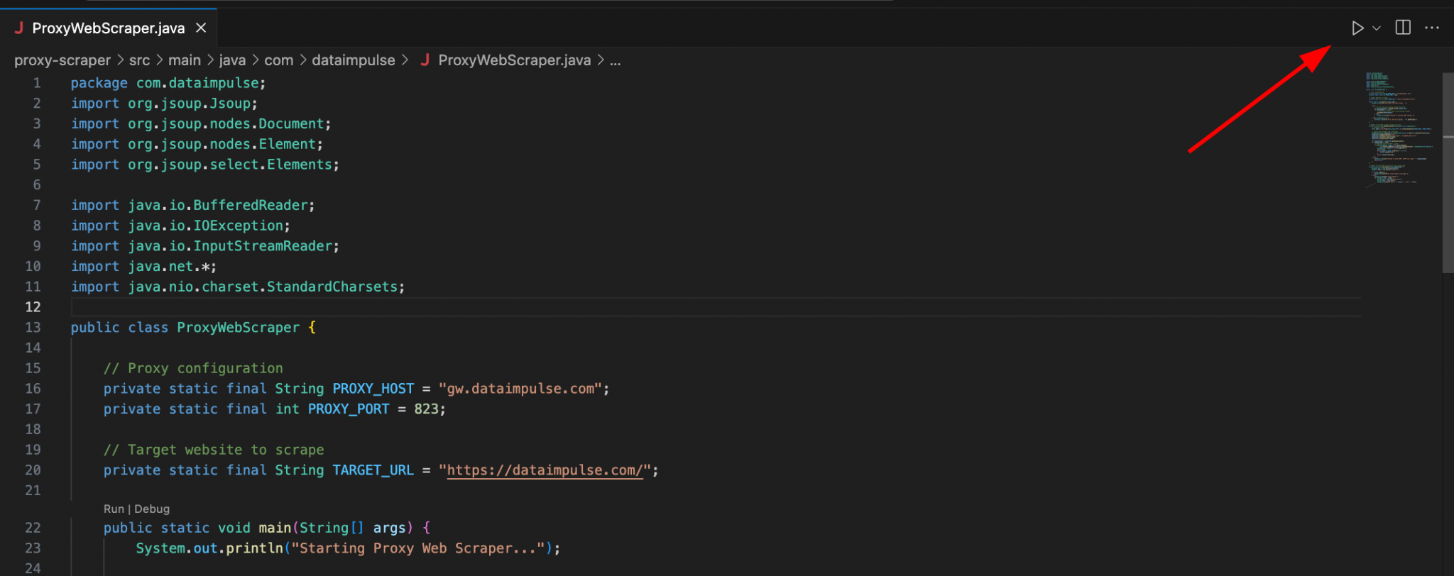 How to configure DataImpulse proxies in Java - Residential proxies ...
