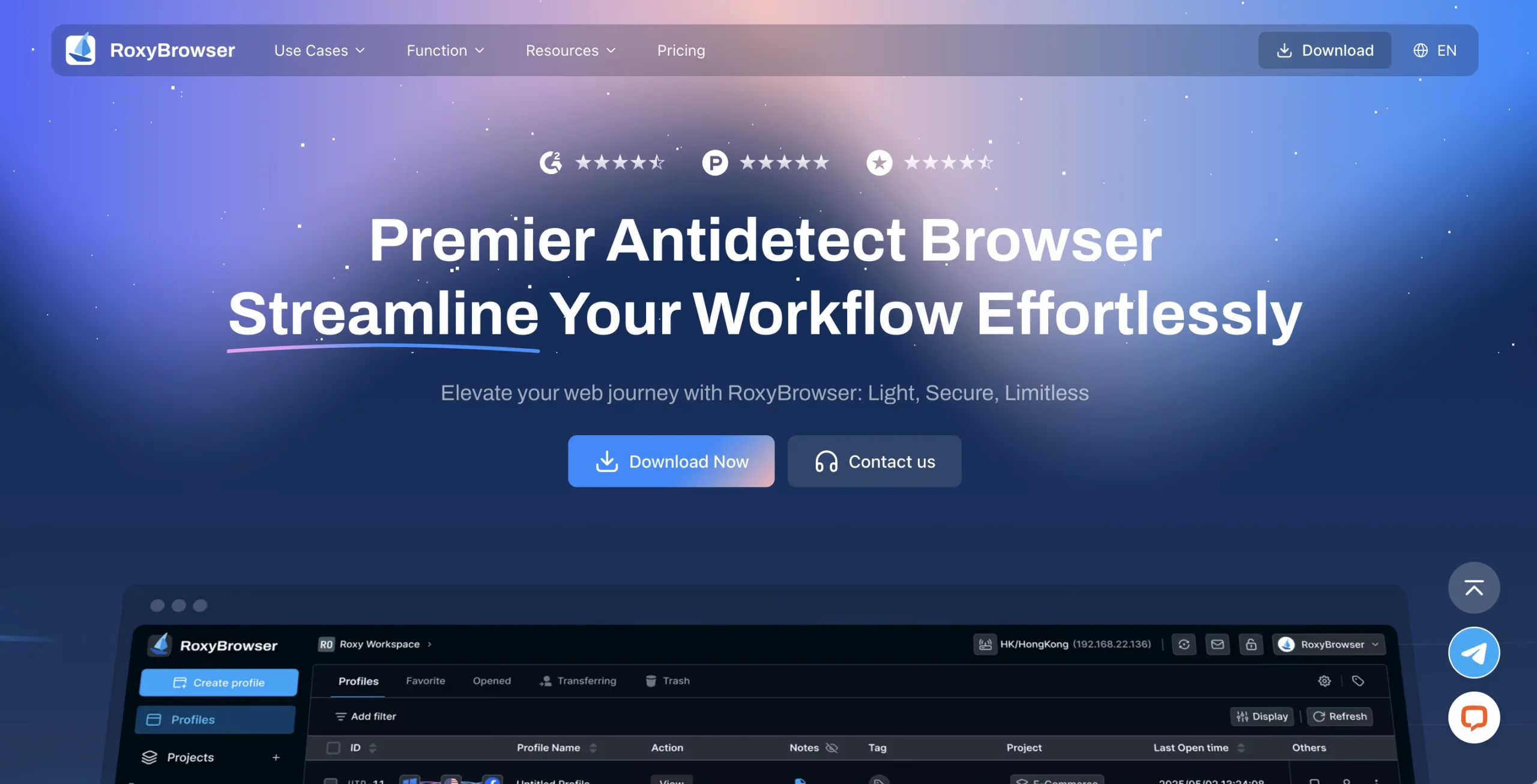 roxybrowser_mainpage