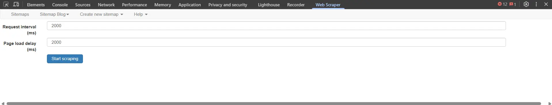 Web scraper extension integration guide