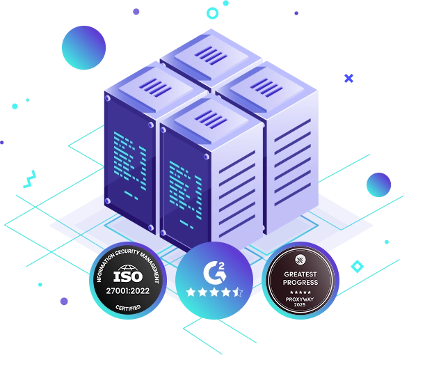 main-trust-img-2 DataImpulse secure proxy infrastructure with ISO 27001 certification and security awards