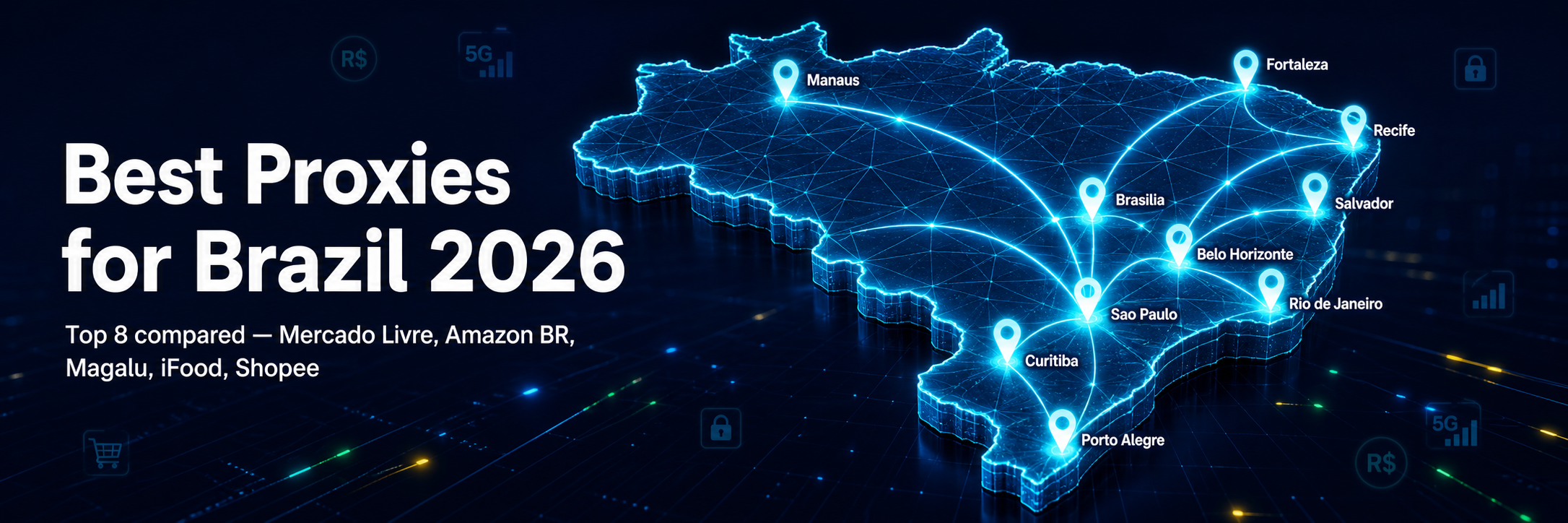 Best Proxies for Brazil 2026 — DataImpulse banner cover