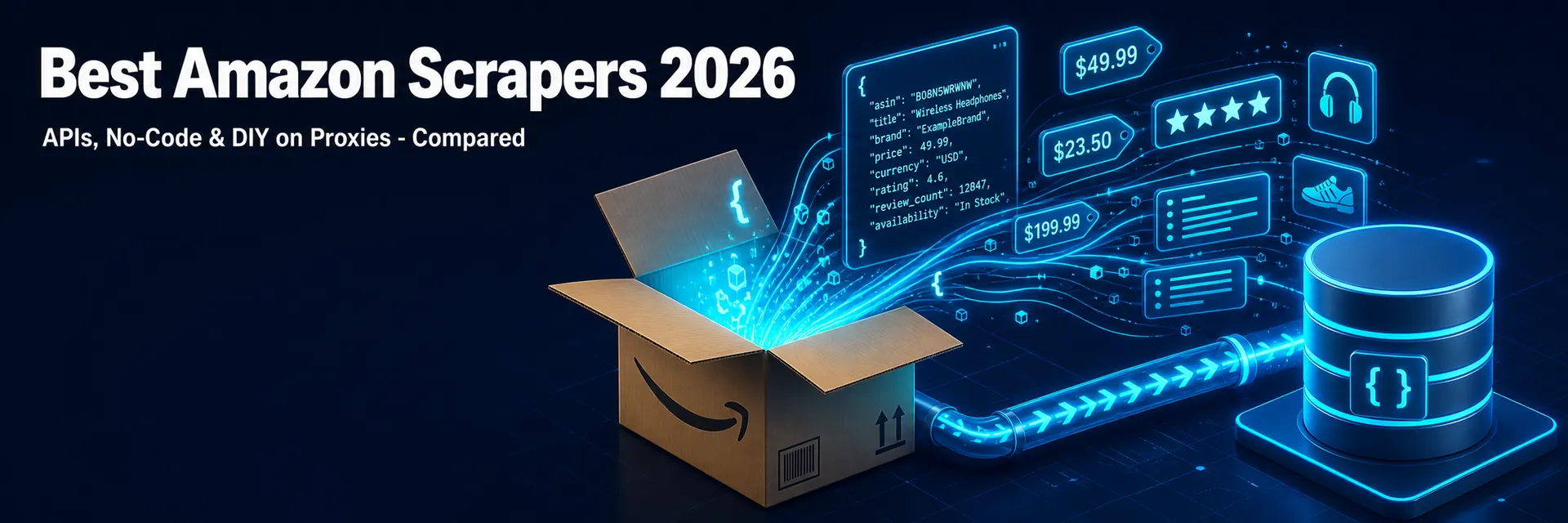 Best Amazon Scrapers 2026 - DataImpulse banner cover