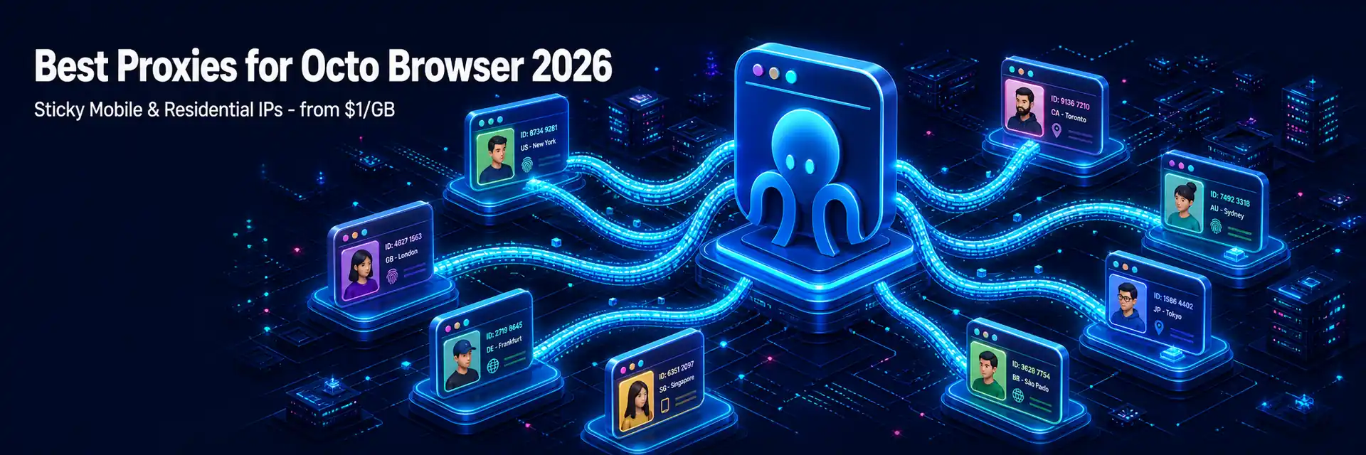 Best Proxies for Octo Browser 2026 - DataImpulse banner cover