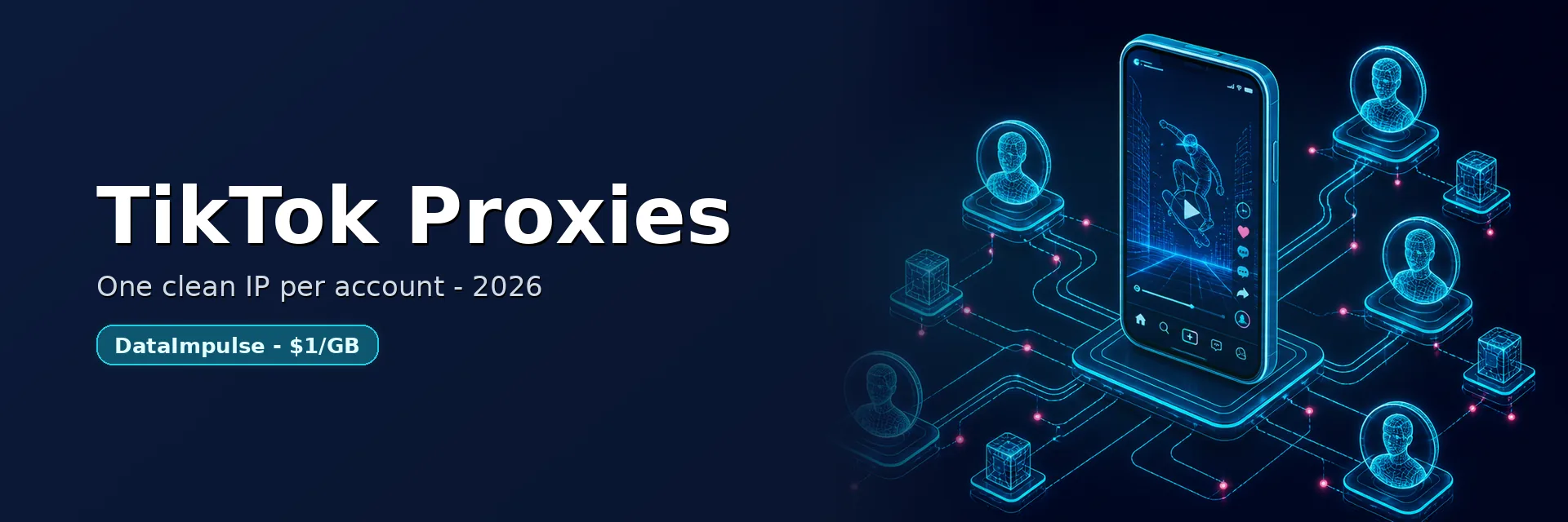 Best TikTok proxies 2026 for multiple accounts - setup guide banner
