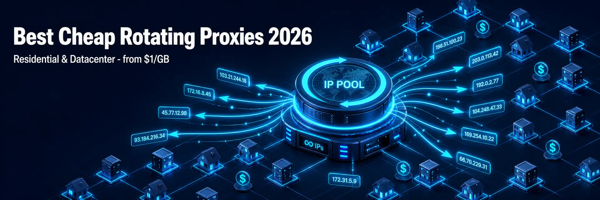 Best Cheap Rotating Proxies 2026 - DataImpulse banner cover