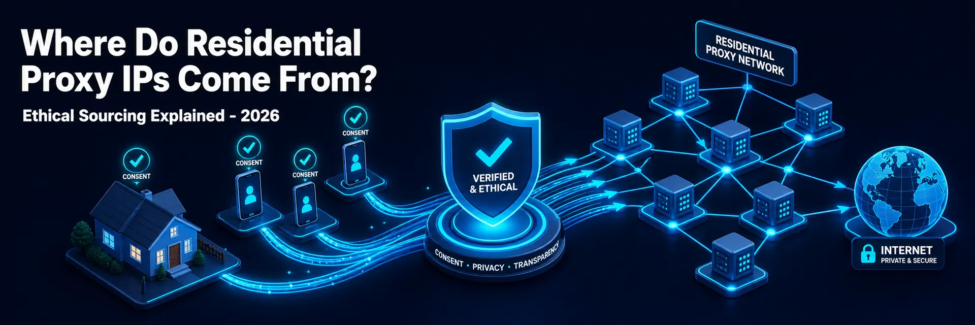 Where do residential proxy IPs come from - ethical sourcing explained 2026 banner