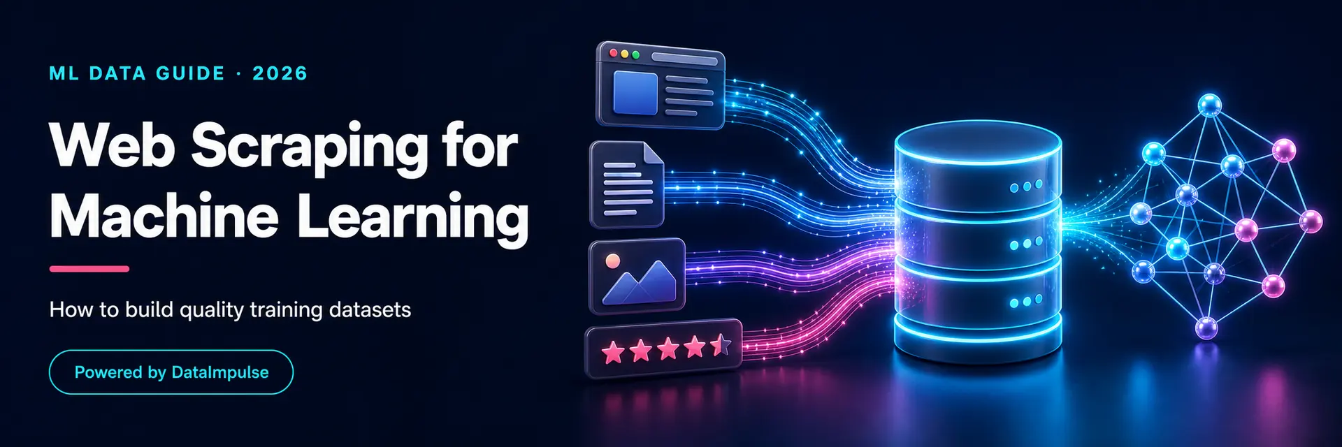 Web scraping for machine learning - how to build quality training datasets - DataImpulse