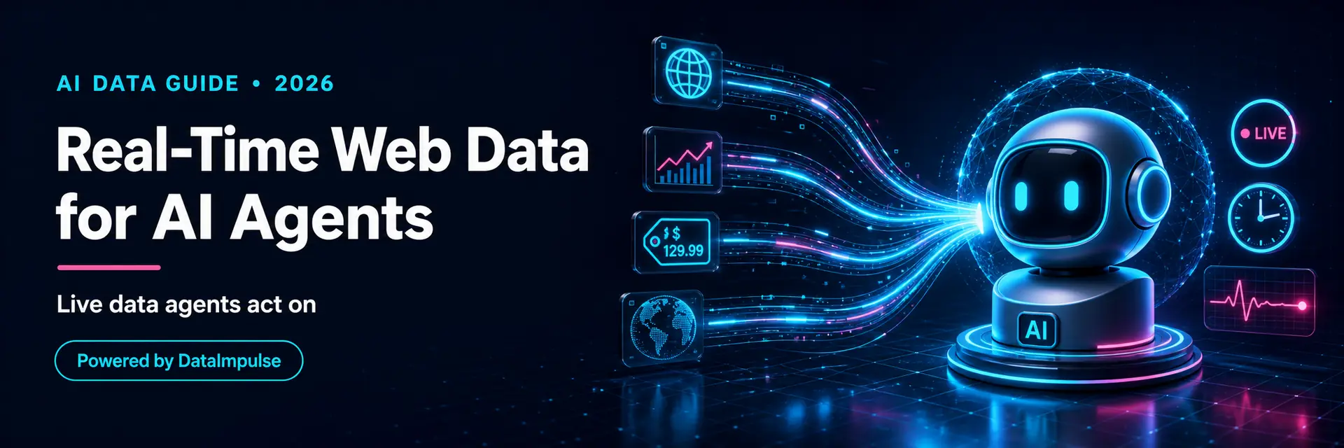 Real-time web data for AI agents - live data agents act on - DataImpulse