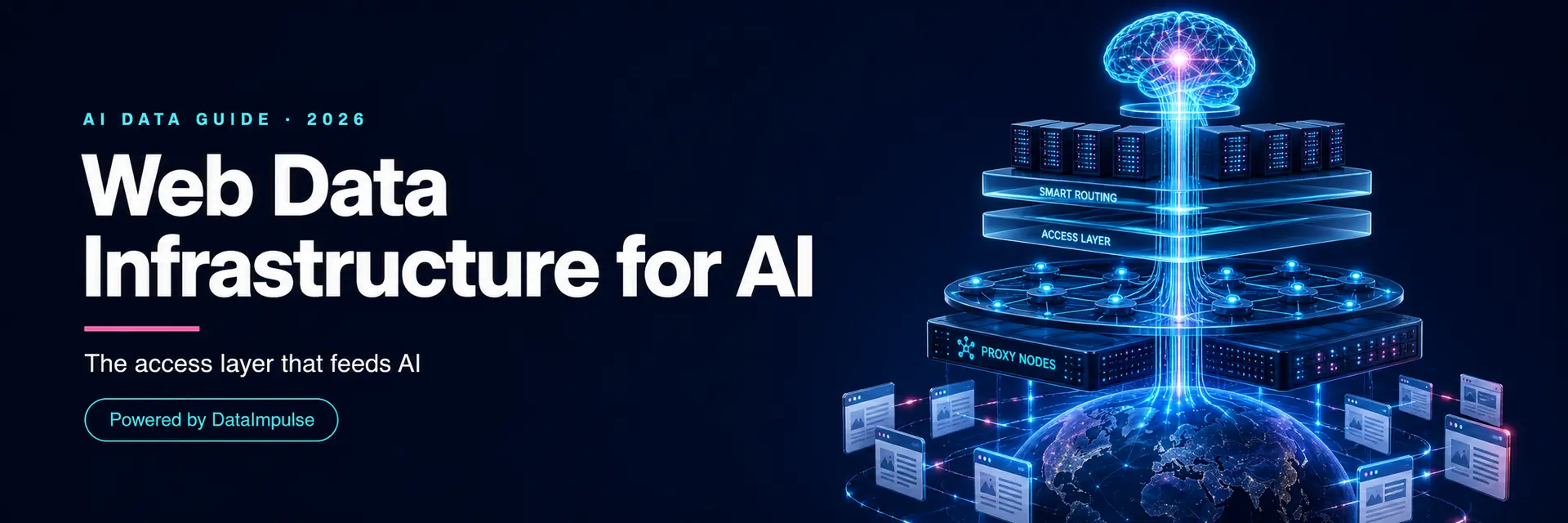 What is web data infrastructure for AI - the access layer that feeds AI - DataImpulse
