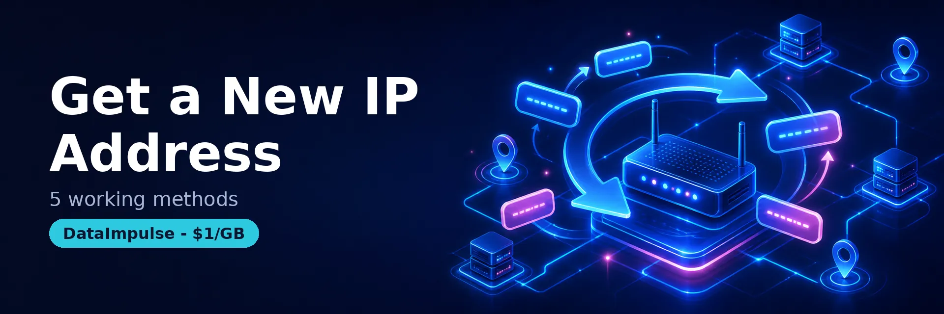 how to get a new ip address