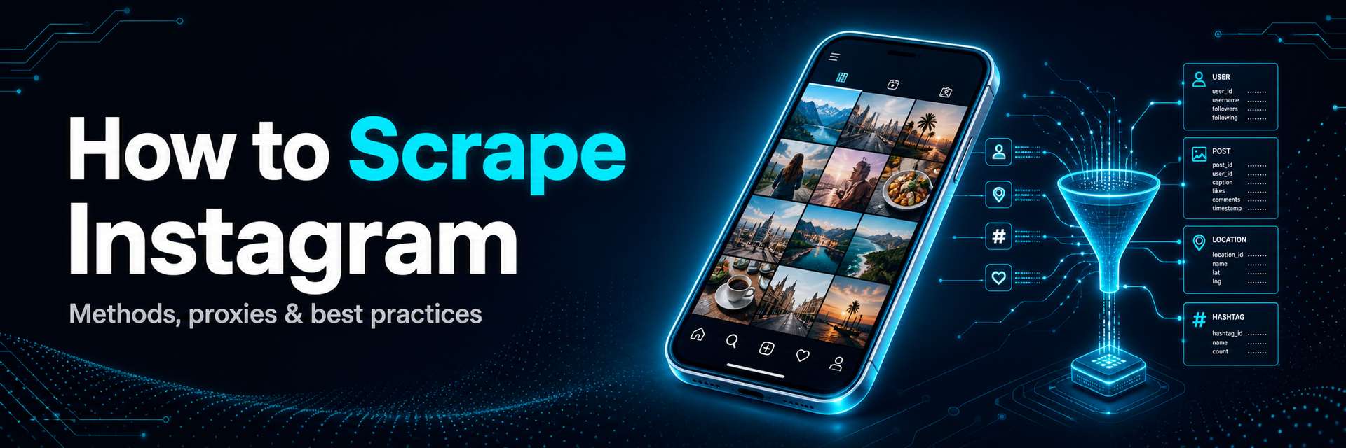 How to scrape Instagram with residential and mobile proxies