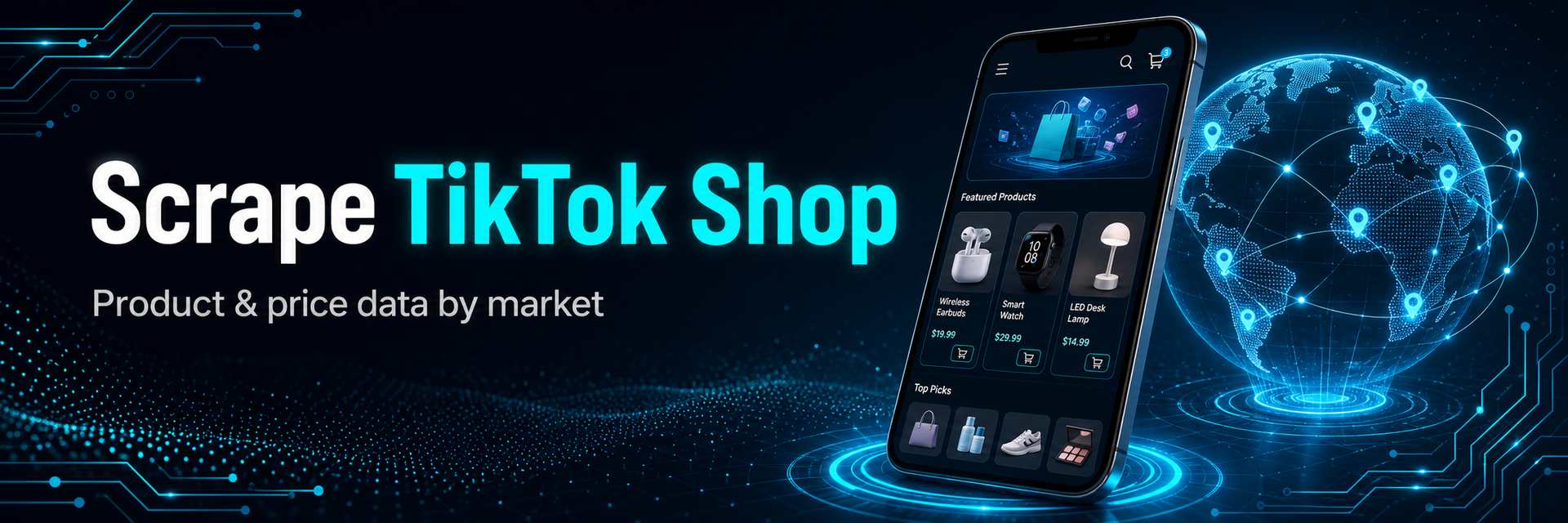 How to scrape TikTok Shop product and price data with geo-targeted proxies