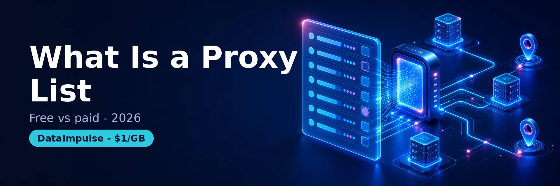 what is a proxy list