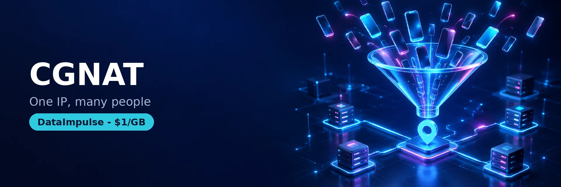 CGNAT and shared mobile IP addresses explained - DataImpulse