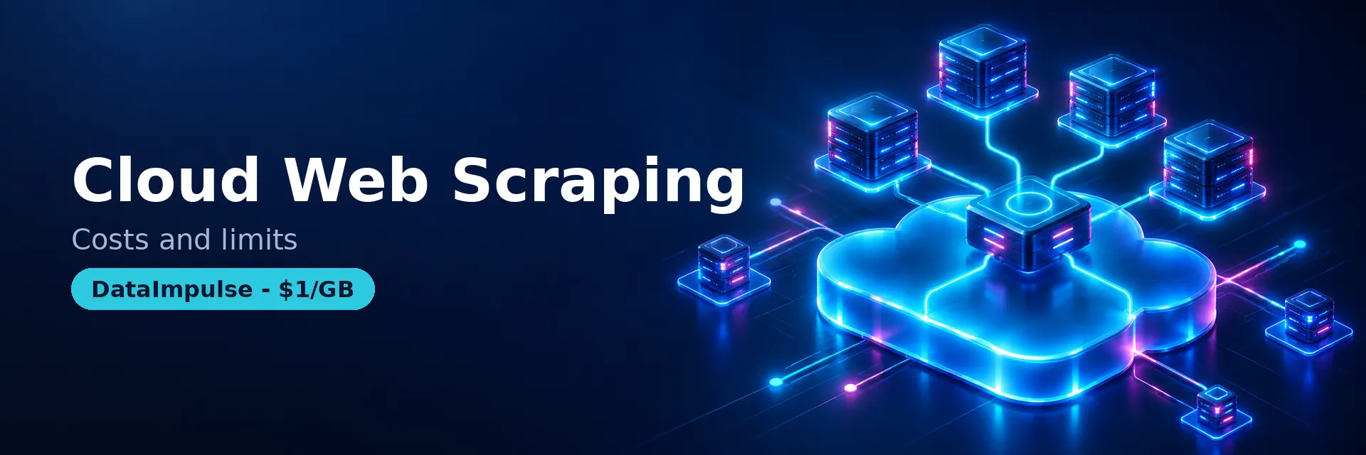 Cloud-based web scraping compared with self-hosted crawlers - costs and limits - DataImpulse