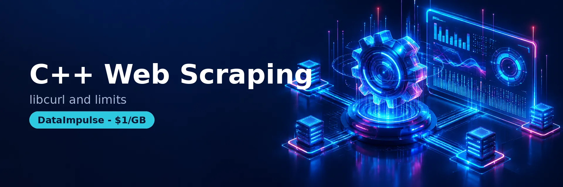 C++ web scraping with proxies explained - libraries, code and pitfalls - DataImpulse