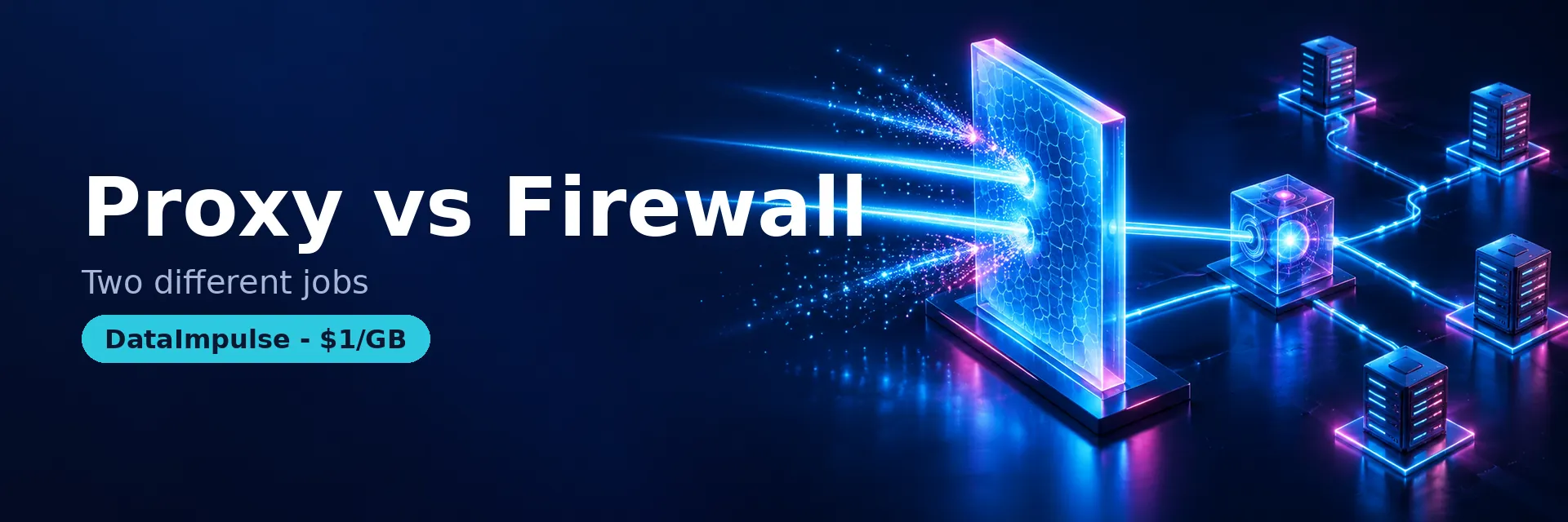 Proxy versus firewall roles compared - DataImpulse