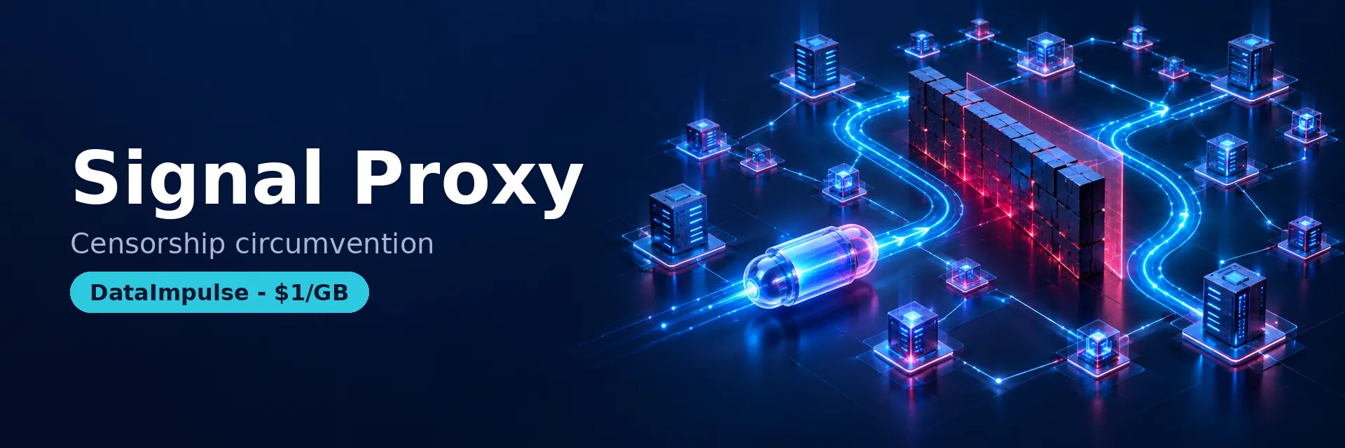 Signal proxy and censorship circumvention - DataImpulse
