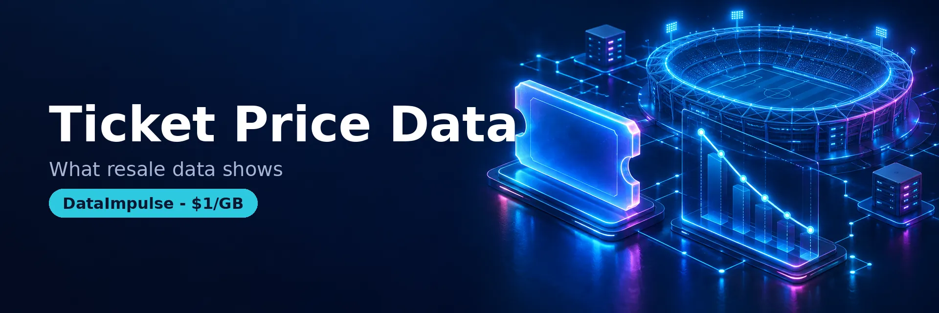 Ticket resale price tracking and fee structures - DataImpulse