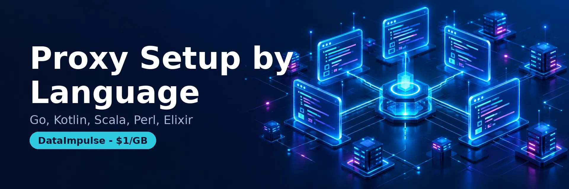 Web scraping proxy setup by language - Go, Kotlin, Scala, Perl and Elixir - DataImpulse