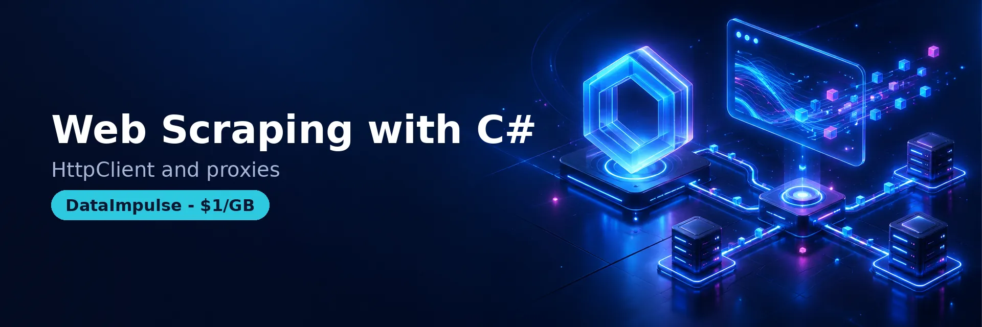 C# web scraping with proxies explained - libraries, code and pitfalls - DataImpulse