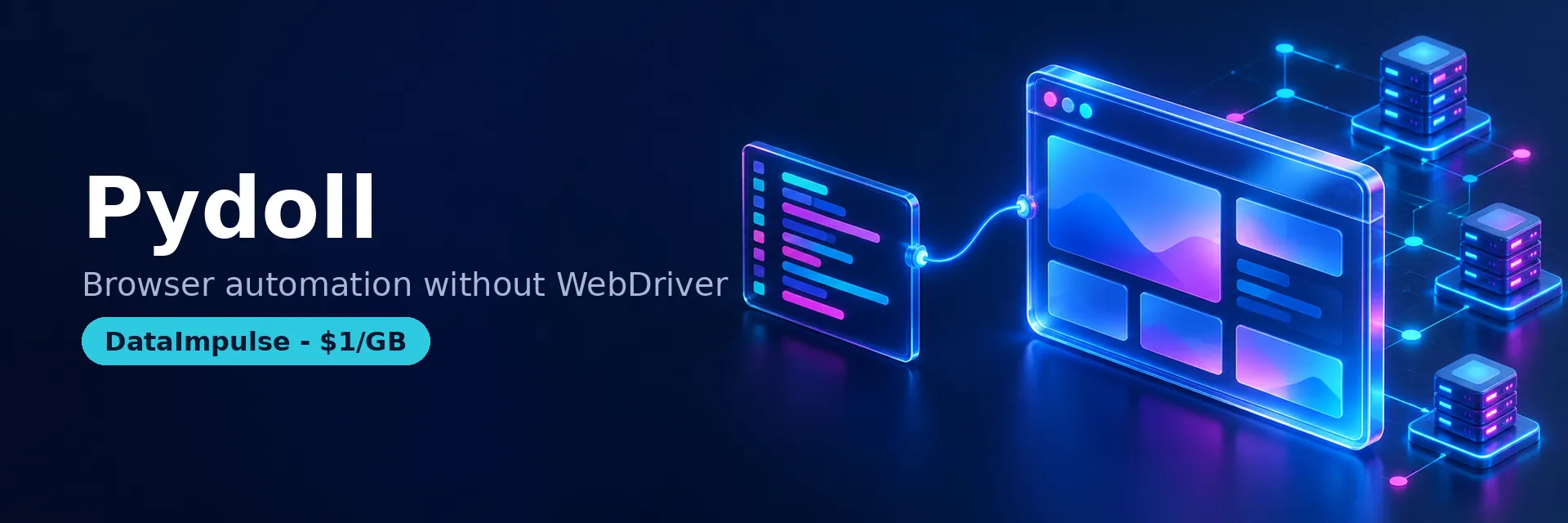 Python browser automation workflow connecting pydoll, Chrome, public quote pages and CSV output