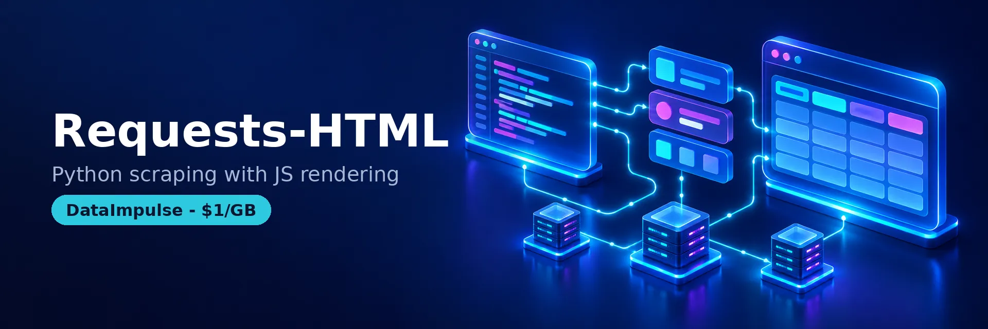 Python scraper with separate HTTP and Chromium rendering paths