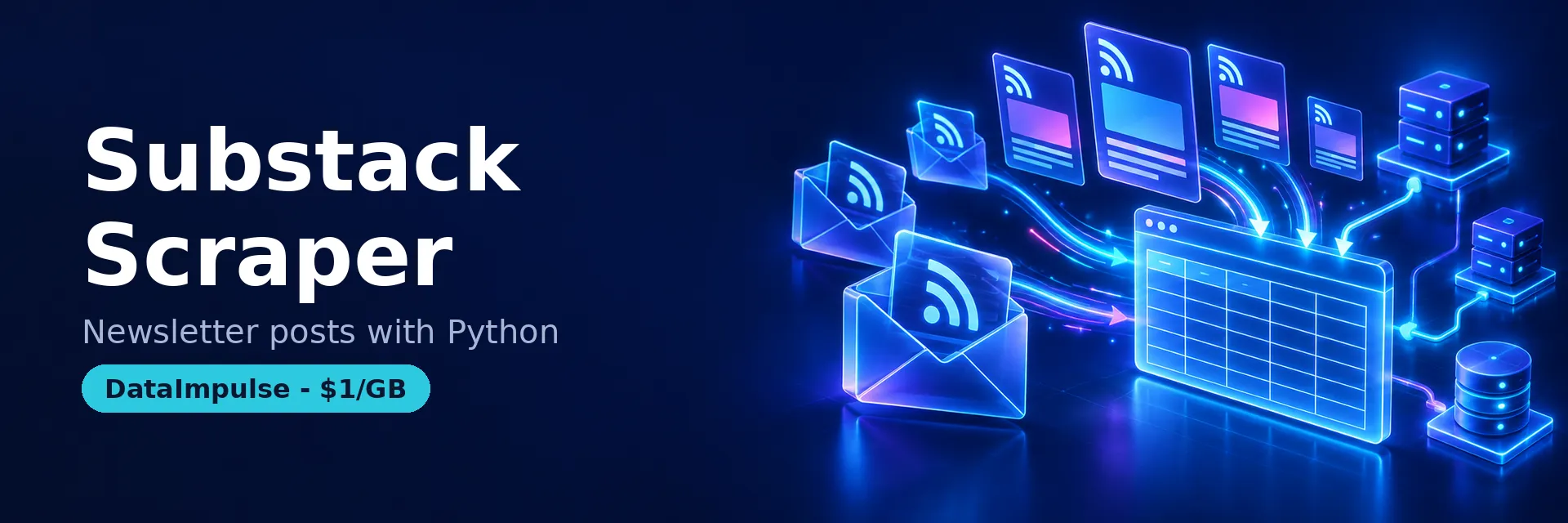 Public newsletter collection workflow showing permission, discovery, extraction, and validation